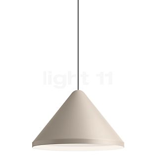 Vibia North, lámpara de suspensión LED beige - ø40 cm