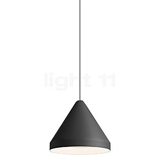 Vibia North, lámpara de suspensión LED negro - ø16 cm