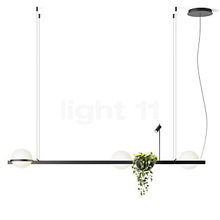 Vibia Palma Hanglamp LED lineair - 4-lichts grafiet