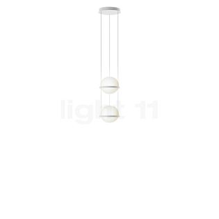 Vibia Palma, lámpara de suspensión LED 2 focos blanco - 40 cm