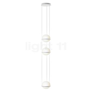 Vibia Palma, lámpara de suspensión LED 3 focos blanco - 80 cm