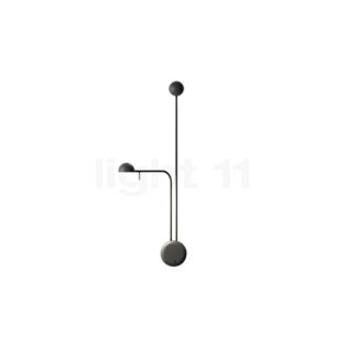 Vibia Pin Applique LED 2 foyers noir - gauche