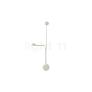 Vibia Pin Wandlamp LED 2-lichts crème - links