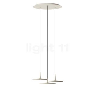 Vibia Skan Hanglamp LED 3-lichts beige - casambi