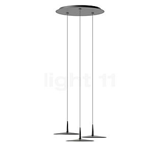 Vibia Skan Hanglamp LED 3-lichts zwart - casambi