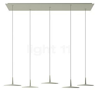 Vibia Skan Hanglamp LED 5-lichts groen - casambi