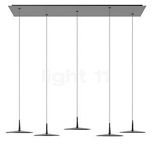 Vibia Skan Hanglamp LED 5-lichts zwart - casambi