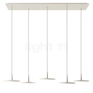 Vibia Skan Pendelleuchte LED 5-flammig beige - Dali