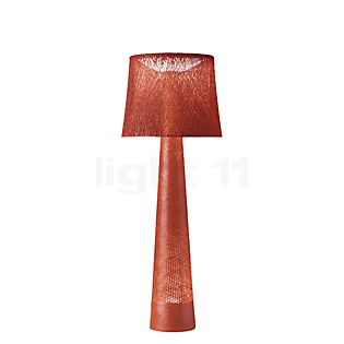 Vibia Wind, lámpara de pie LED rojo - ø60 cm