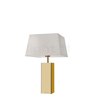 Villeroy & Boch Prag Bordlampe guld/hvid, kantet