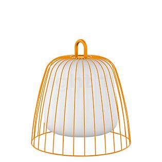 Wever & Ducré Costa, lámpara recargable LED Cage, amarillo
