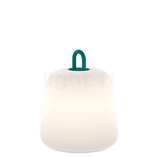 Wever & Ducré Costa, lámpara recargable LED óvalo celeste