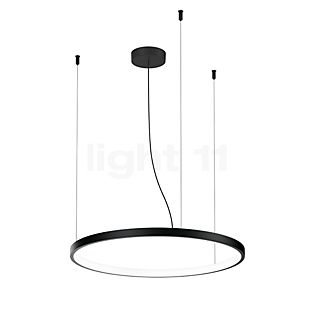 Wever & Ducré Kujo 2.0, lámpara de suspensión LED negro mate