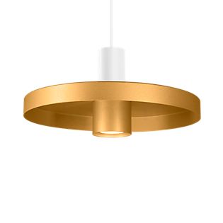 Wever & Ducré Odrey 1.2 Hanglamp plafondkapje wit/lampenkap wit/goud