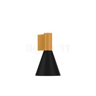 Wever & Ducré Odrey 1.4, lámpara de pared dorado/negro