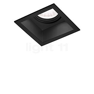 Wever & Ducré Plano 1.0, foco empotrable LED negro - 2.700 K