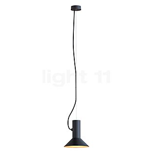 Wever & Ducré Roomor 1.1, lámpara de suspensión PAR16 negro/dorado - 2,5 m