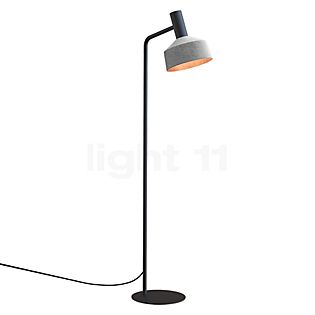 Wever & Ducré Roomor 1.2, lámpara de pie negro/fieltro