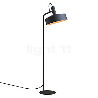 Wever & Ducré Roomor 1.3, lámpara de pie negro/dorado