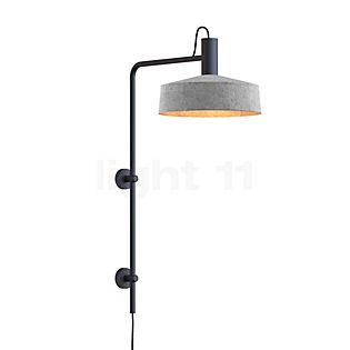 Wever & Ducré Roomor 4.3 Lampada da parete nero/feltro