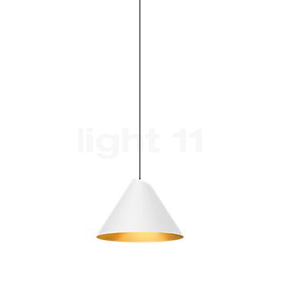 Wever & Ducré Shiek 2.0 LED abat-jour blanc/doré, cache-piton blanc