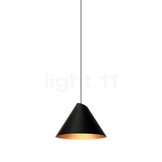 Wever & Ducré Shiek 2.0 LED shade black/copper, ceiling rose white