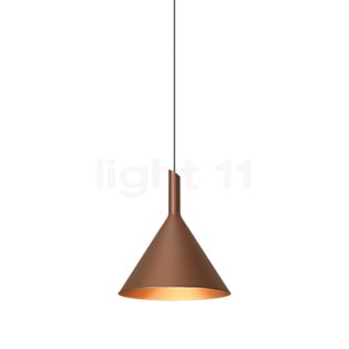 Wever & Ducré Shiek 3.0 LED abat-jour cuivre/cache-piton blanc