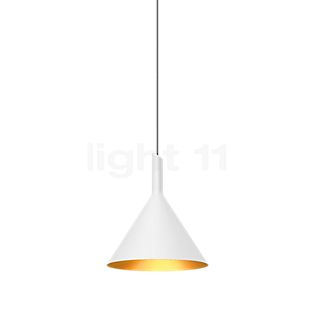 Wever & Ducré Shiek 3.0 LED pantalla blanca/dorada, florón blanco