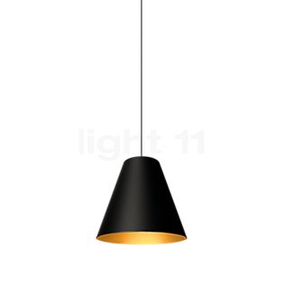 Wever & Ducré Shiek 4.0 LED Schirm schwarz/gold, Baldachin weiß