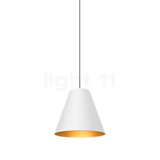 Wever & Ducré Shiek 4.0 LED abat-jour blanc/doré, cache-piton blanc