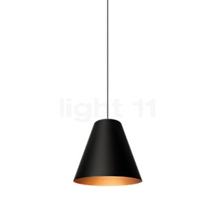 Wever & Ducré Shiek 4.0 lampenkap zwart/koper, plafondkapje zwart , uitloopartikelen