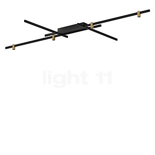 Wever & Ducré Trace Grid 2.0 Ceiling Light LED black matt/champagne