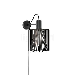 Wever & Ducré Wiro 1.8 Cone, lámpara de pared negro - con enchufe