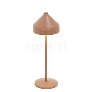 Zafferano Amelie Batteria lampada da tavolo LED terracotta