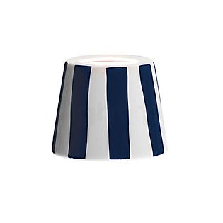 Zafferano Ceramic shade for Poldina Battery Light LED blue