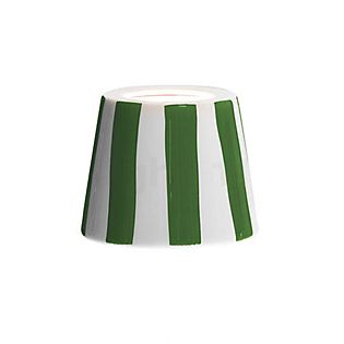 Zafferano Ceramic shade for Poldina Battery Light LED green