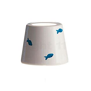 Zafferano Ceramic shade for Poldina Battery Light LED white