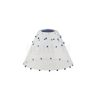 Zafferano Glasschirm für Swap Akkuleuchte LED blau