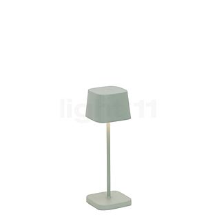 Zafferano Ofelia Lampada ricaricabile LED verde - 20 cm