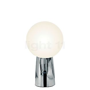 Zafferano Olimpia, lámpara recargable LED cromo brillo