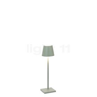 Zafferano Poldina Acculamp LED bleekgroen - 27,5 cm