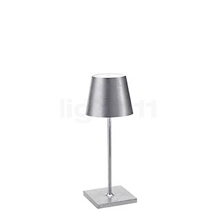 Zafferano Poldina Acculamp LED zilver - 30 cm