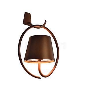 Zafferano Poldina Applique LED anneau marron