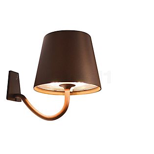 Zafferano Poldina Applique LED conique marron