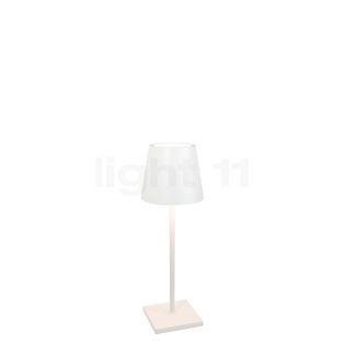 Zafferano Poldina L Desk Lampada ricaricabile LED bianco