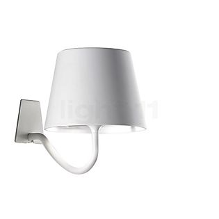 Zafferano Poldina Lampada da parete LED conico bianco