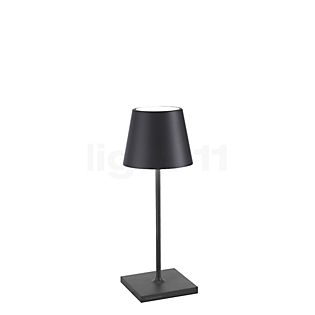 Zafferano Poldina Lampada ricaricabile LED grigio scuro - 30 cm