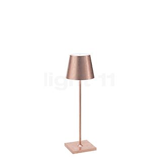 Zafferano Poldina Lampada ricaricabile LED rame - 38 cm