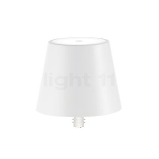 Zafferano Poldina Stopper Lampada ricaricabile LED bianco opaco