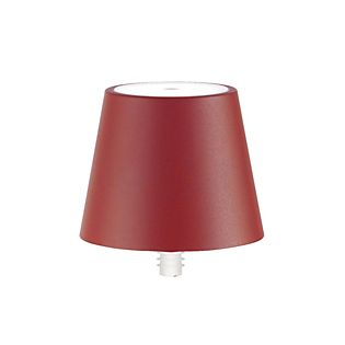 Zafferano Poldina Stopper Lampe rechargeable LED rouge